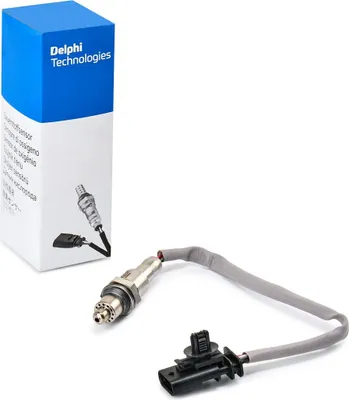 Produktbild von DELPHI Lambdasonde für OPEL Corsa F nach-Kat Beheizt 320mm ES21371-12B1