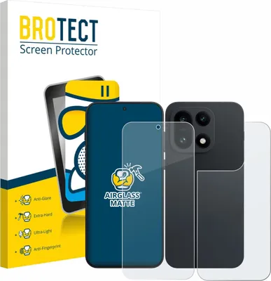 Produktbild von BROTECT Entspiegelungs Schutzglas für OnePlus 15 (Display+Rückseite) Schutzfolie Panzer Folie Glas Display Schutz matt