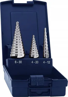 Produktbild von Exact 15332A HSS Stufenbohrer-Set Mehrgrößen