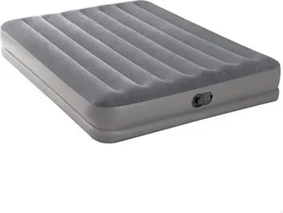 Obrázok produktu pre Nafukovacia matrac s integrovanou pumpou – samonafukovacia nafukovacia matrac – samonafukovacia podložka na spanie – nafukovacia matrac pre 2 osoby s USB pumpou – sivá