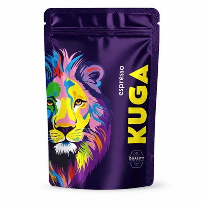 Obrázok produktu pre KUGA Espresso zrnková káva 500 g, belgické praženie, 30% Arabica & 70% Robusta, silný, nízkokyslý, pre automatický a pákový kávovar