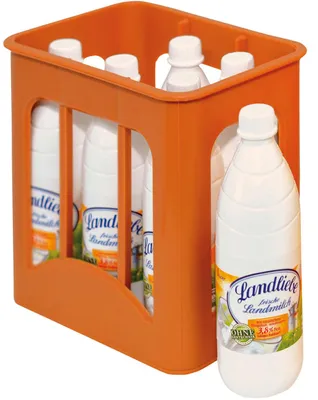 Produktbild von Getränkekiste Landliebe Kaufladenzubehör mit 6 Flaschen aus Kunststoff