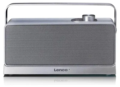 Produktbild von Lenco WTVS-100SI - Kabelloser TV-Lautsprecher - Mit Ladestation, 3 Hörprofilen und Sprachoptimierung - Silber