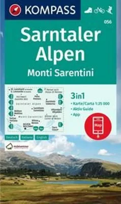 Produktbild von KOMPASS Wanderkarte 056 Sarntaler Alpen, Monti Sarentini 1:25.000