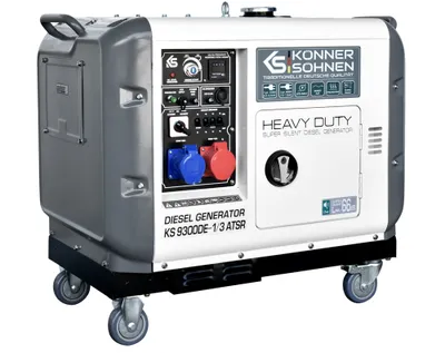 Obrázok produktu pre Generátor K&S 7,5 KW Diesel KS9300DE-1/3 ATSR (Euro V)