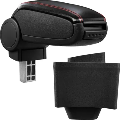 Immagine prodotto di Copri bracciolo centrale in pelle nero / rosso per Audi A3 S3 8L 1996-2003