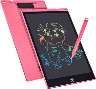 Produktbild von Famanu LCD Schreibtafel 12 Zoll - Digitale Zeichenplatte für Kinder von 3 bis 12 Jahren