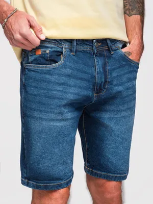 Produktbild von Ombre Klassisch geschnittene Denim-Shorts indigo L
