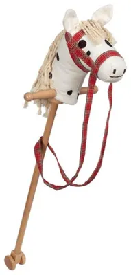Image de Goki cheval bâton en bois blanc