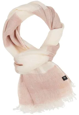 Fraas Leinen Schal in rosa