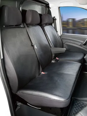 Produktbild von Walser Sitzbezüge für Mercedes Viano und Vito W639 für Einzelsitz mit Armlehne und Doppelbank ab BJ 06/2003 - 2013, 11507