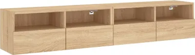 Obrázek produktu pro Nástěnné TV skříňky 2 ks dub sonoma 80 x 30 x 30 cm kompozit