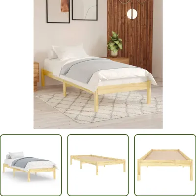 Produktbild von The Living Store Massivholzbett 90x190 cm