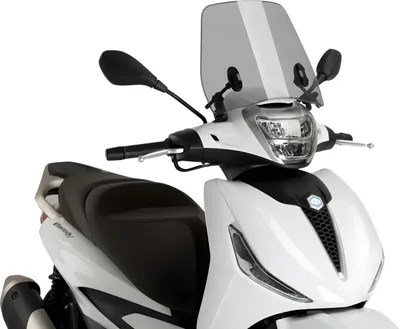 Obrázok produktu pre Čelné sklo Puig Trafic transparentné / číre pre Piaggio Beverly 300ie / 400ie 2022-