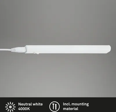 Produktbild von LED Unterbauleuchte Unterbaulampe Schrankleuchte 31,3 cm 4W Weiß 4000K Briloner