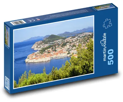 Obrázek produktu pro Puzzle 500 Panorama Dubrovníku v Chorvatsku - martinpuzzle