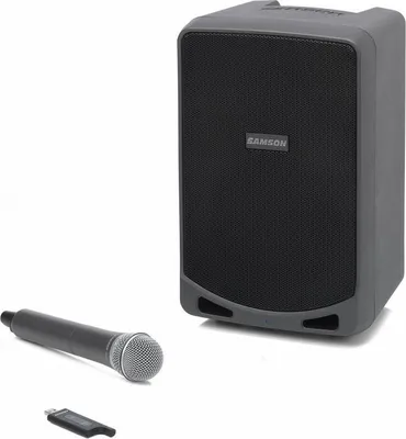 Image de Samson XP106w, Universel, 2 voies, couloir, 100 W, noir, D