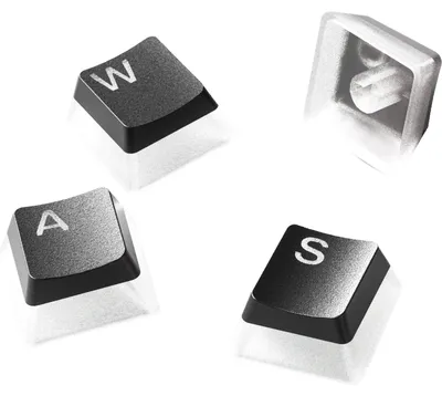 Image de SteelSeries Capuchons de touches Noir, disposition allemande (60379)