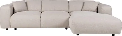 Produktbild von Vente-unique POGNI, Ecksofa, Wohnzimmer, Beige, 5 Sitz(e), 600 kg, Polyurethan