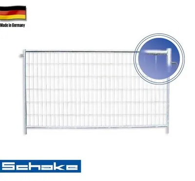 Produktbild von Mobilzaun / Bauzaun „Profi S“ (mit Haken und Ösen), 3,5 x 2 m