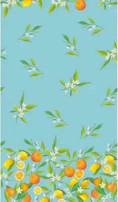 Productafbeelding van Duni Tafelkleed, citroenmotief, 138x220 cm
