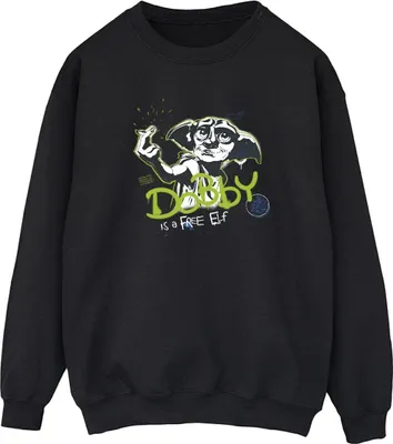 Produktbild von Harry Potter - "A Free Elf" Sweatshirt für Herren BI28716 (M) (Schwarz)