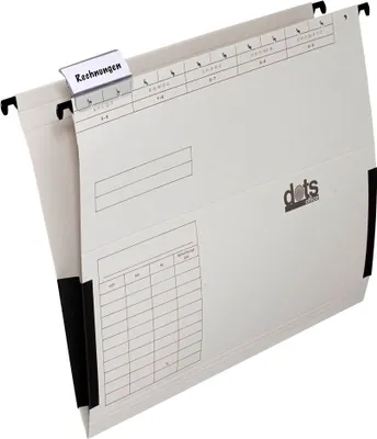 Image de dots 100560177 Dots Hängetaschen grau 25st.