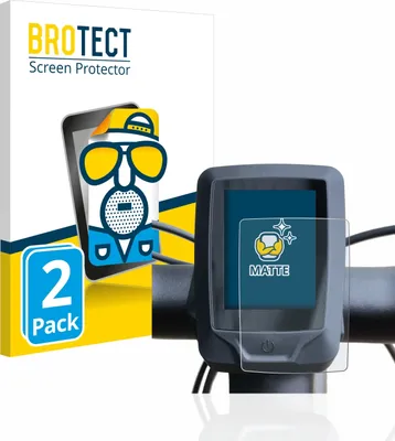 Produktbild von 2x BROTECT Schutzfolie für Specialized turbo vado 4.0 2022 (E-Bike Display) Displayschutz Displayschutzfolie Folie Matt Entspiegelungsfolie