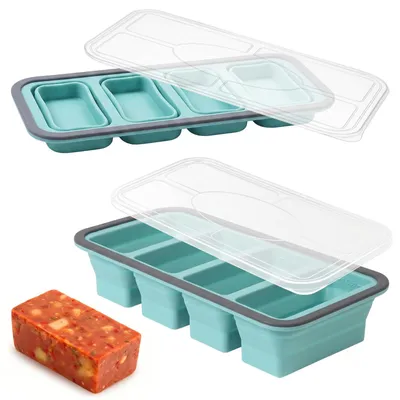 Produktbild von Faltbare Eiswürfelform aus Silikon für den Gefrierschrank