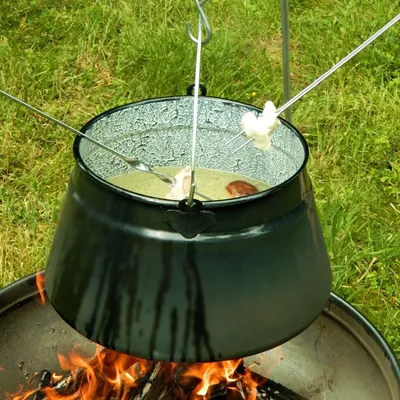 Produktbild von Best Sporting Grillspieß mit Holzgriff, 90 cm, gedrehte Edelstahlspitze