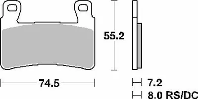 Imagen del producto de Bloques de freno SBS para órganos
