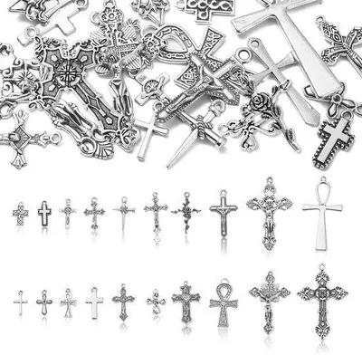 Productafbeelding van Dailygoods - Antieke Zilveren Bedels voor Sieraden Maken - 20 Stuks