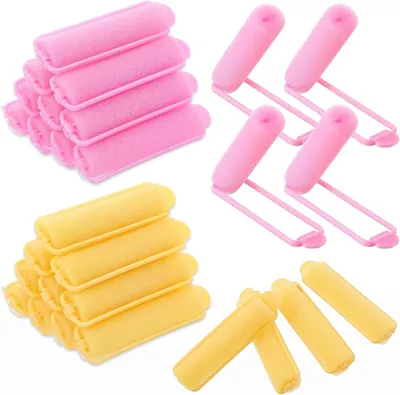 Imagen del producto de Pasacalles de espuma, 24 unidades, suaves, para un peinado con rizos delicado y sin calor