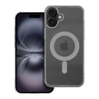 Obrázok produktu pre Puzdro vhodné pre iPhone 16 PLUS Clear Mag Cover kompatibilné s MagSafe transparentné