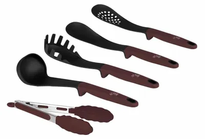 Produktbild von Berlinger Haus Kchenzubehr BH-6337 Nylon Schwarz 5-teiliges Set