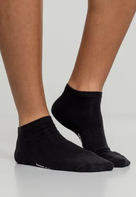 Image de Urban Classics TB2157 | Logo No Show Chaussettes 5-Pack - Couleur : Black - Taille : 35-38