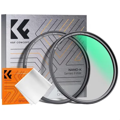 Zdjęcie produktu dla K&F Concept 49mm Slim Filtr polaryzacyjny kołowy CPL Filtr magnetyczny