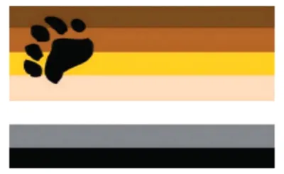 Produktbild von Bear Pride Aufkleber / Sticker 76 x 115 mm