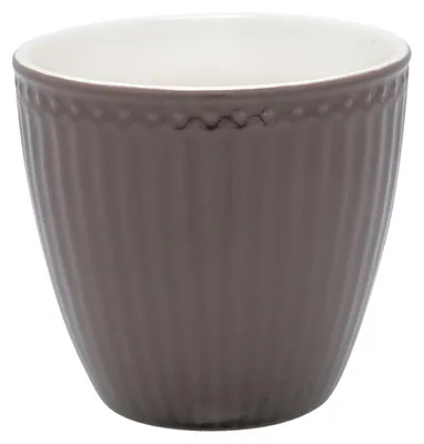 Produktbild von Greengate Alice Latte Cup dark chocolate 0,3 l