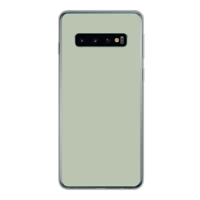 Produktbild von MuchoWow® Handyhülle Schutzhülle Hülle für Samsung Galaxy S10 Farbe - Mintgrün - Innenausstattung Silikon Softcase Handy Hülle - Handytasche