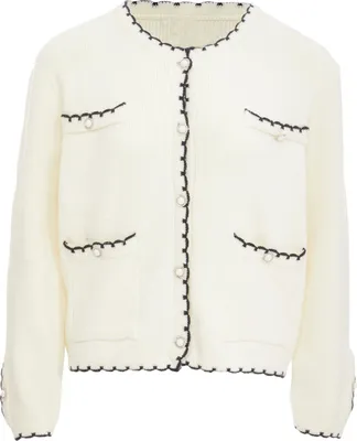 Produktbild von CARNEA damen strickjacke - wollweiss, M