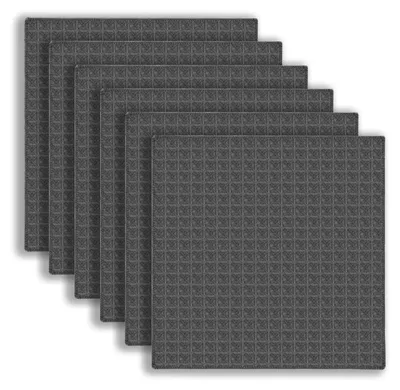 Immagine prodotto di Set di 6 panni in microfibra - Panni senza aloni, dimensioni 25 x 25 cm