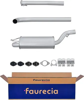 Produktbild von HELLA 8LC 366 024-101 Mittelschalldämpfer Schalldämpfer für FORD FOCUS (DAW, DBW) FOCUS Kombi (DNW) FOCUS Stufenheck (DFW) Focus Mk1 Kasten / Kombi