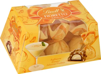 Produktbild von Lindt Fioretto Präsent Zabaione aus einer Zabaione Trüffel 138g