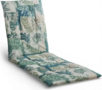 Produktbild von Liegenauflage - 58 x 188 cm - Beige - Blau - Grün - Baumwolle - Polyester