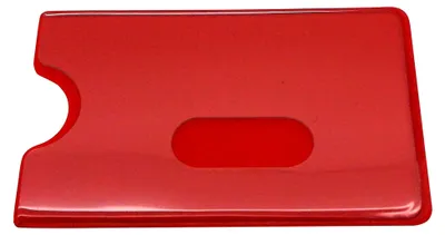 Produktbild von 5 x KARTENHÜLLE ROT - Ausweishülle Ausweisetui Schutzhülle Kreditkartenhülle Kreditkarte Ausweis Hülle Karte EC Scheckkarte RFID Kunststoff Robust Stabil - Germany