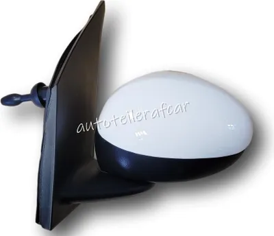 Produktbild von Außenspiegel Spiegel links elektrisch für Für TOYOTA AYGO CITROEN C1 PEUGEOT 107 weiss