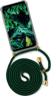 Produktbild von TWIST-Case + TWIST-Cord für Samsung Galaxy S8, Farbe:Deepest Jungle (Gold)