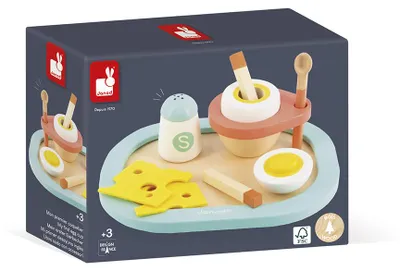 Produktbild von Janod Holzspielzeug-Set - Mein erstes Eierbecher-Set - Küchenspielzeug