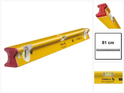Immagine prodotto di Stabila R 300 livello 0,81 m Rosso, giallo